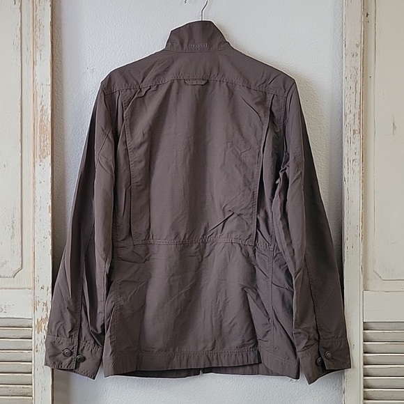 Eddie Bauer Travex Mens Nylon Brown Jacket Size Medium - Picture 6 of 10